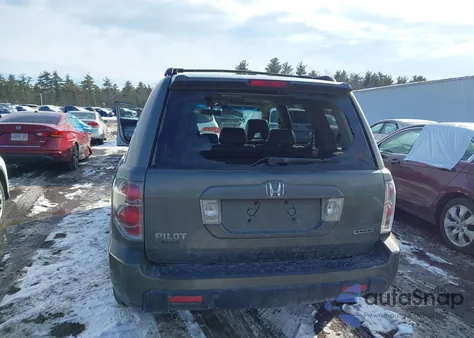 2007 Honda Pilot Ex-L из США, поврежденный, VIN 5FNYF18587B033203